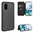 Custodia Portafoglio In Pelle Cover con Supporto L02Z per Samsung Galaxy S20 FE (2022) 5G Nero