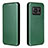 Custodia Portafoglio In Pelle Cover con Supporto L02Z per Sharp Aquos R6 Verde