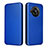 Custodia Portafoglio In Pelle Cover con Supporto L02Z per Sharp Aquos R7 Blu