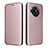 Custodia Portafoglio In Pelle Cover con Supporto L02Z per Sharp Aquos R7s Oro Rosa