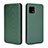 Custodia Portafoglio In Pelle Cover con Supporto L02Z per Sharp Aquos Sense4 Verde