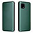 Custodia Portafoglio In Pelle Cover con Supporto L02Z per Sharp Aquos Sense6s Verde