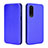 Custodia Portafoglio In Pelle Cover con Supporto L02Z per Sharp Aquos Zero5G basic Blu