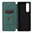 Custodia Portafoglio In Pelle Cover con Supporto L02Z per Sony Xperia 5 III SO-53B