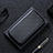 Custodia Portafoglio In Pelle Cover con Supporto L02Z per Sony Xperia PRO-I Nero