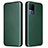 Custodia Portafoglio In Pelle Cover con Supporto L02Z per Vivo iQOO 7 Legend 5G Verde