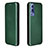 Custodia Portafoglio In Pelle Cover con Supporto L02Z per Vivo iQOO Z3 5G Verde