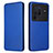 Custodia Portafoglio In Pelle Cover con Supporto L02Z per Vivo X80 Pro 5G Blu