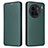 Custodia Portafoglio In Pelle Cover con Supporto L02Z per Vivo X90 Pro+ Plus 5G Verde