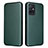 Custodia Portafoglio In Pelle Cover con Supporto L02Z per Vivo Y55s 5G Verde