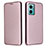 Custodia Portafoglio In Pelle Cover con Supporto L02Z per Xiaomi Redmi 10 5G Oro Rosa