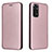 Custodia Portafoglio In Pelle Cover con Supporto L02Z per Xiaomi Redmi Note 11S 4G Oro Rosa