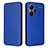 Custodia Portafoglio In Pelle Cover con Supporto L02Z per Xiaomi Redmi Note 13 Pro+ Plus 5G Blu