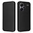 Custodia Portafoglio In Pelle Cover con Supporto L02Z per Xiaomi Redmi Note 13 Pro+ Plus 5G Nero