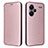 Custodia Portafoglio In Pelle Cover con Supporto L02Z per Xiaomi Redmi Note 13 Pro+ Plus 5G Oro Rosa