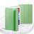 Custodia Portafoglio In Pelle Cover con Supporto L03 per Apple iPad 10.2 (2021) Verde Pastello