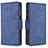 Custodia Portafoglio In Pelle Cover con Supporto L03 per Apple iPhone 14 Pro Max Blu