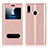 Custodia Portafoglio In Pelle Cover con Supporto L03 per Huawei Nova 3e Oro Rosa