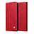 Custodia Portafoglio In Pelle Cover con Supporto L03 per Realme X50 5G Rosso