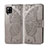 Custodia Portafoglio In Pelle Cover con Supporto L03 per Samsung Galaxy A42 5G Grigio