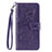 Custodia Portafoglio In Pelle Cover con Supporto L03 per Samsung Galaxy A51 5G Viola