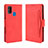 Custodia Portafoglio In Pelle Cover con Supporto L03 per Samsung Galaxy M30s Rosso