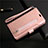 Custodia Portafoglio In Pelle Cover con Supporto L03 per Samsung Galaxy S20 Plus Oro Rosa