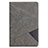 Custodia Portafoglio In Pelle Cover con Supporto L03 per Samsung Galaxy Tab S6 Lite 10.4 SM-P610 Grigio