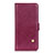 Custodia Portafoglio In Pelle Cover con Supporto L03 per Xiaomi Mi 10T 5G Rosso Rosa