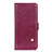 Custodia Portafoglio In Pelle Cover con Supporto L03 per Xiaomi Mi 10T Pro 5G Rosso Rosa