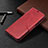 Custodia Portafoglio In Pelle Cover con Supporto L03 per Xiaomi POCO C3 Rosso