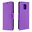 Custodia Portafoglio In Pelle Cover con Supporto L03 per Xiaomi Poco M2 Pro Viola