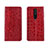 Custodia Portafoglio In Pelle Cover con Supporto L03 per Xiaomi Redmi K30i 5G Rosso