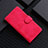 Custodia Portafoglio In Pelle Cover con Supporto L03Z per Google Pixel 8 5G Rosa Caldo
