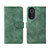 Custodia Portafoglio In Pelle Cover con Supporto L03Z per Huawei Honor 50 5G Verde