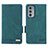 Custodia Portafoglio In Pelle Cover con Supporto L03Z per Motorola Moto Edge 20 5G Verde