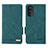 Custodia Portafoglio In Pelle Cover con Supporto L03Z per Motorola Moto Edge (2022) 5G Verde