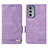 Custodia Portafoglio In Pelle Cover con Supporto L03Z per Motorola Moto Edge Lite 5G Viola