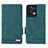 Custodia Portafoglio In Pelle Cover con Supporto L03Z per Oppo Reno8 5G Verde