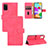 Custodia Portafoglio In Pelle Cover con Supporto L03Z per Samsung Galaxy A41 Rosa Caldo