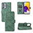 Custodia Portafoglio In Pelle Cover con Supporto L03Z per Samsung Galaxy A73 5G Verde