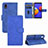 Custodia Portafoglio In Pelle Cover con Supporto L03Z per Samsung Galaxy M01 Core Blu