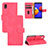 Custodia Portafoglio In Pelle Cover con Supporto L03Z per Samsung Galaxy M01 Core Rosa Caldo