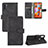 Custodia Portafoglio In Pelle Cover con Supporto L03Z per Samsung Galaxy M11 Nero