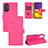 Custodia Portafoglio In Pelle Cover con Supporto L03Z per Samsung Galaxy Quantum4 5G Rosa Caldo