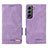 Custodia Portafoglio In Pelle Cover con Supporto L03Z per Samsung Galaxy S24 5G Viola