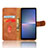 Custodia Portafoglio In Pelle Cover con Supporto L03Z per Sony Xperia 5 V