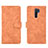 Custodia Portafoglio In Pelle Cover con Supporto L03Z per Xiaomi Redmi 9 Prime India Marrone