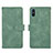 Custodia Portafoglio In Pelle Cover con Supporto L03Z per Xiaomi Redmi 9A Verde