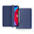 Custodia Portafoglio In Pelle Cover con Supporto L04 per Apple iPad Air 5 10.9 (2022) Blu